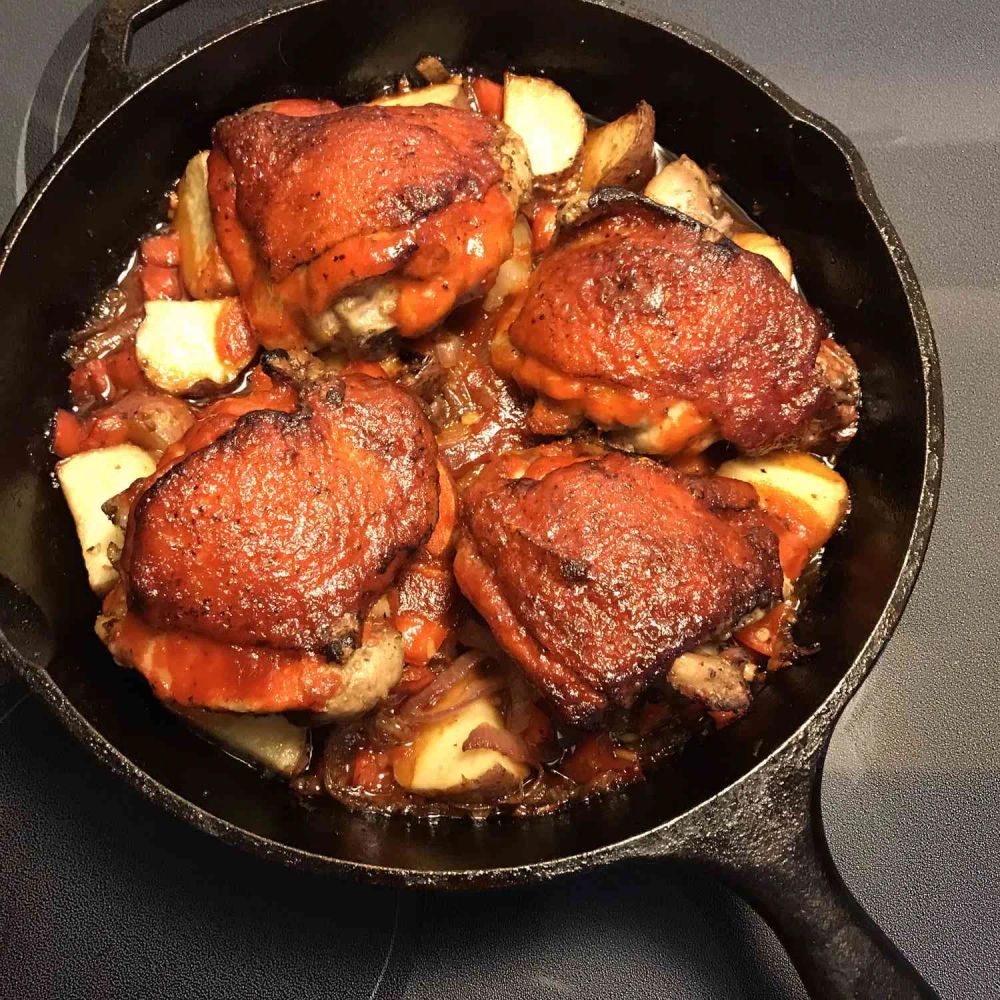 One-Pan Sriracha Chicken and Veggies