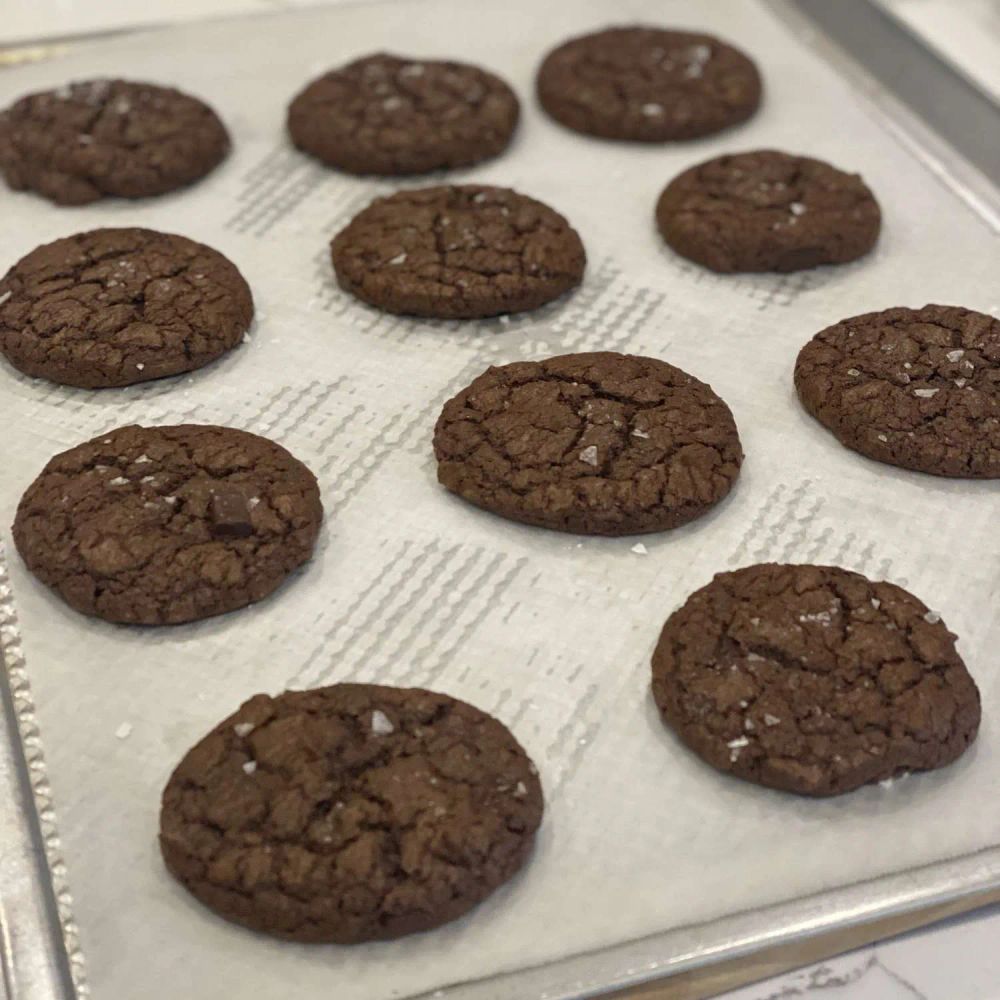 Chocolate Cookies with Fleur de Sel