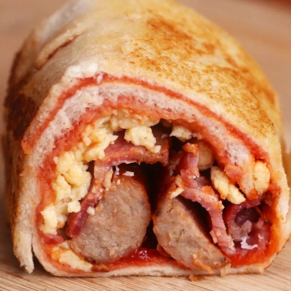 Breakfast Sandwich Roll Up