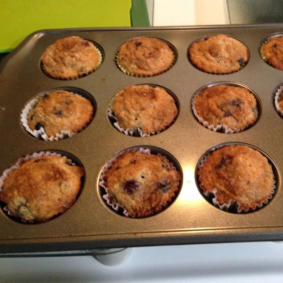 Blueberry Banana Nut Muffins