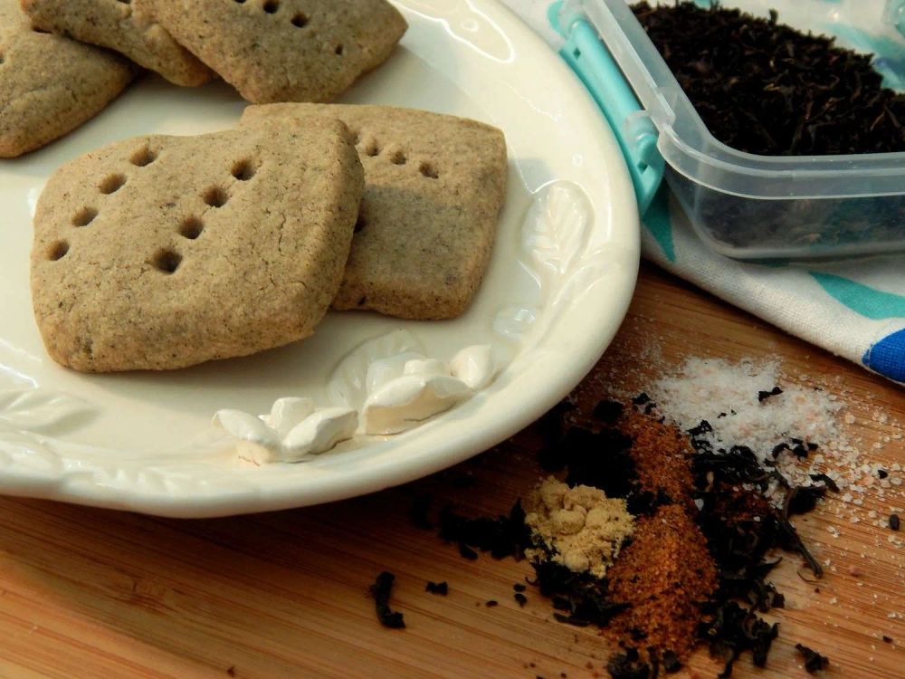 Chai-Spiced Shortbread Cookies