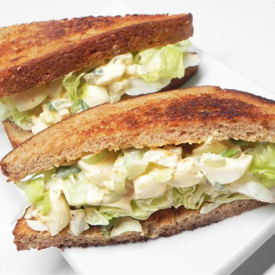 Pickled Egg Salad Sandwich