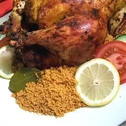 Roasted Curried Chicken with Couscous