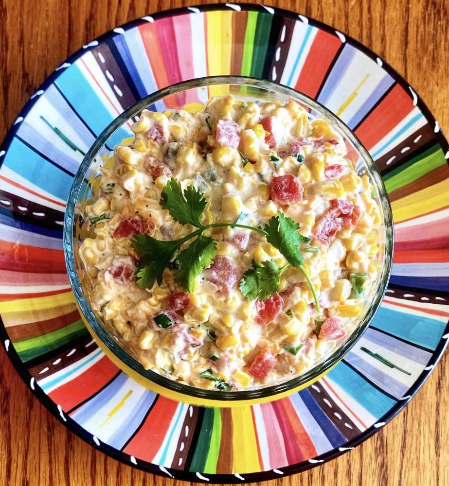 Spicy, Creamy Corn Salsa