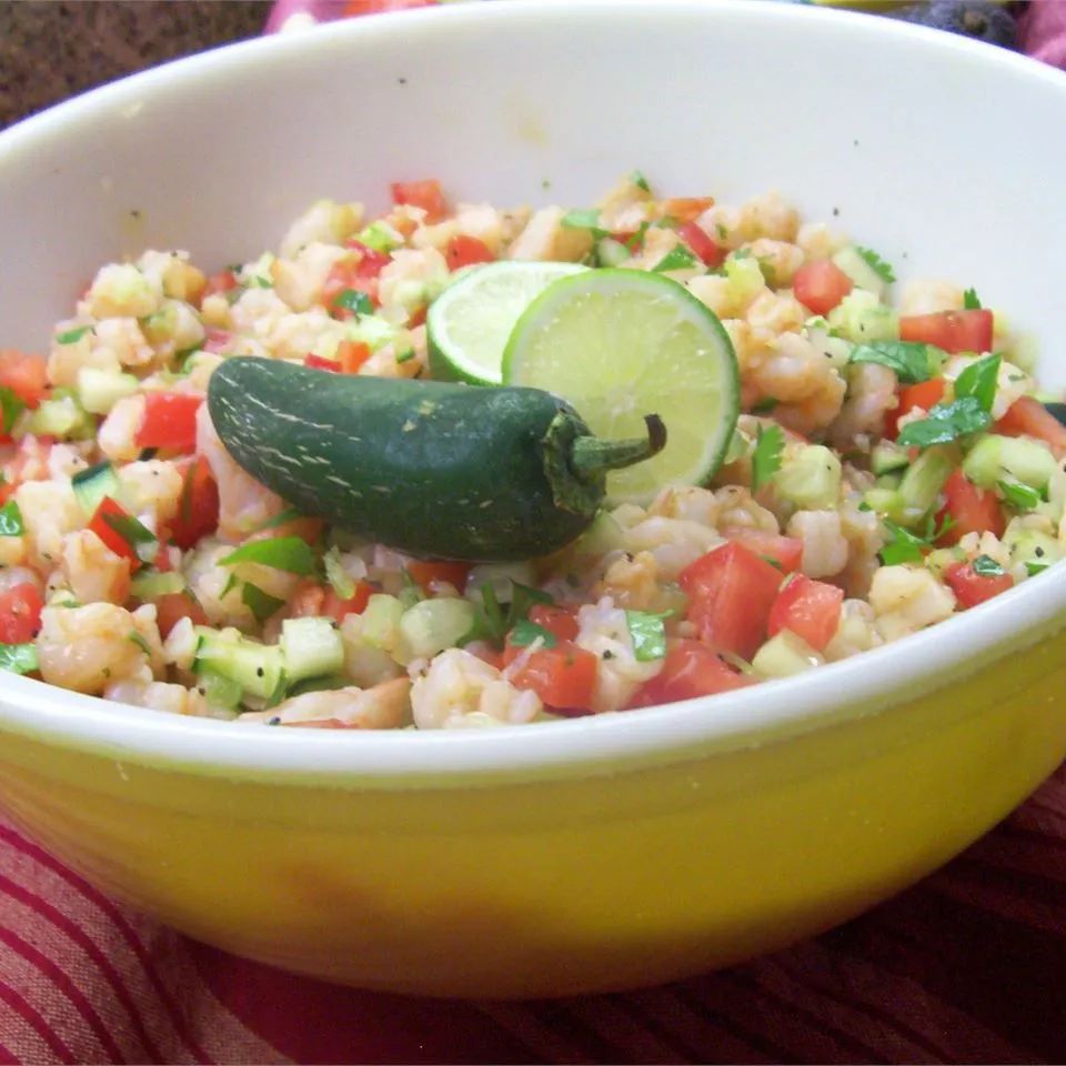 Avocado Shrimp Ceviche-Estillo Sarita