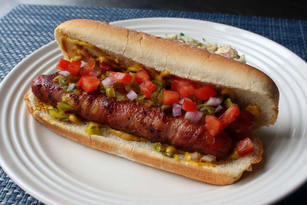 Bacon-Wrapped Double Dogs