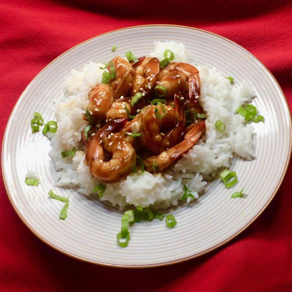 Homemade Teriyaki Shrimp