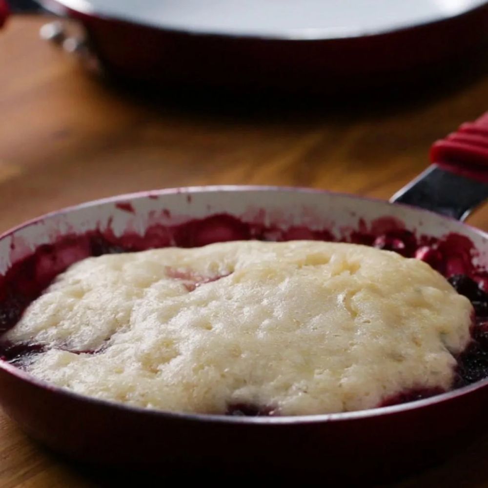 Berry Cobbler For One