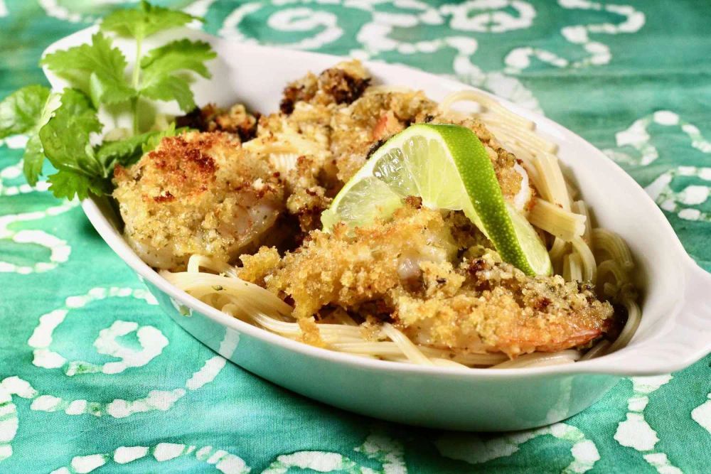 Cilantro-Lime Baked Shrimp