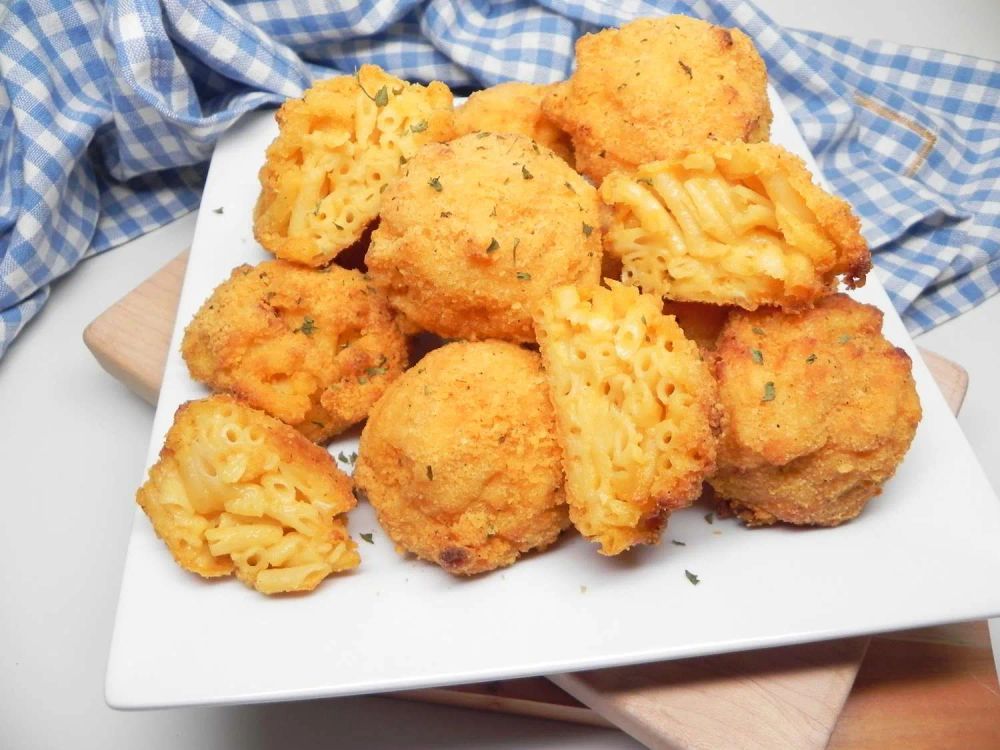 Crispy Ranch Mac and Cheese Balls in the Air Fryer