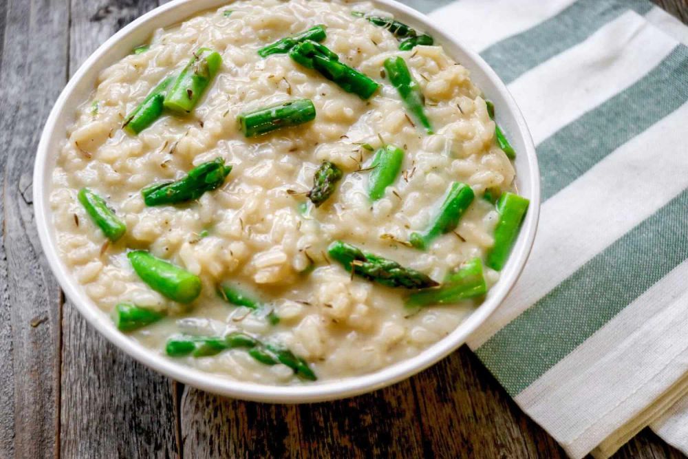 Instant Pot Asparagus Risotto