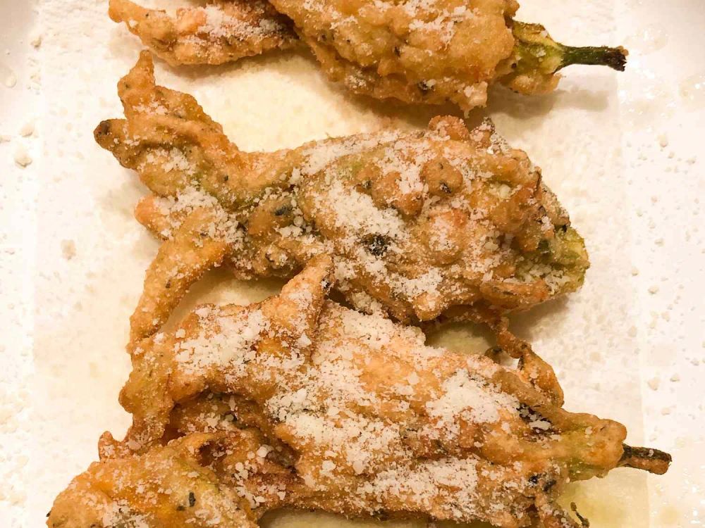 Crispy Zucchini or Pumpkin Blossoms