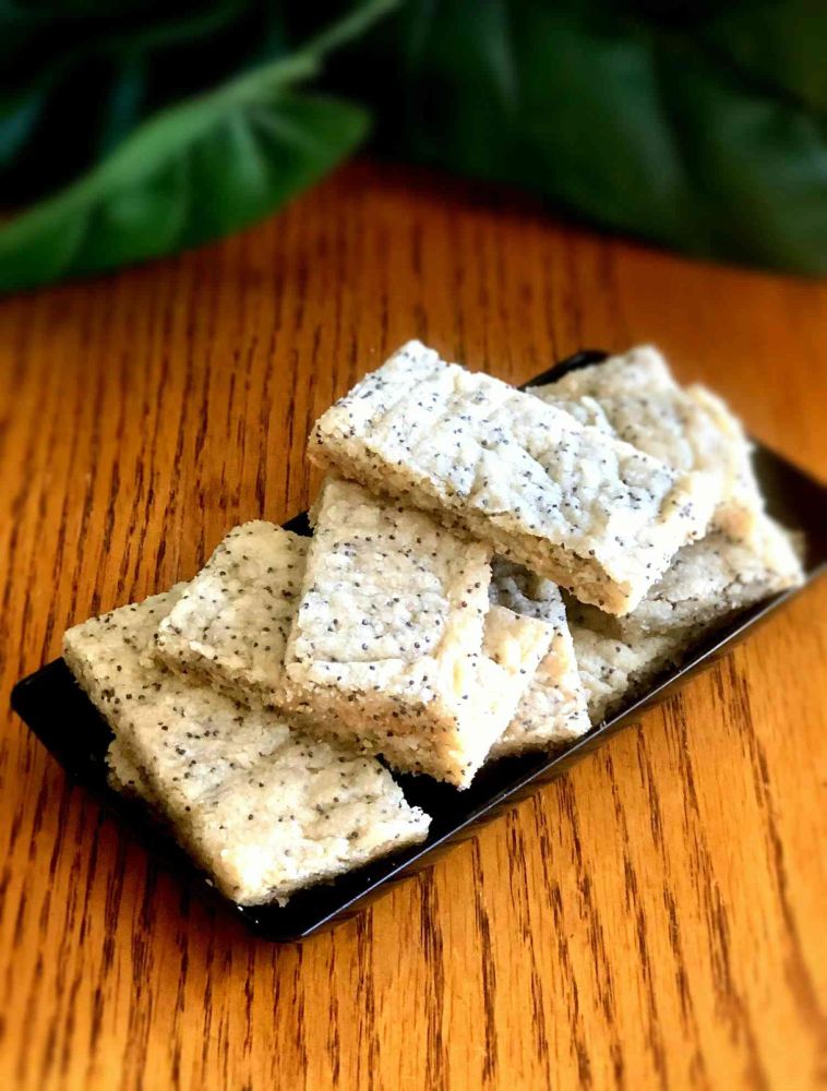 Poppy Seed Shortbread