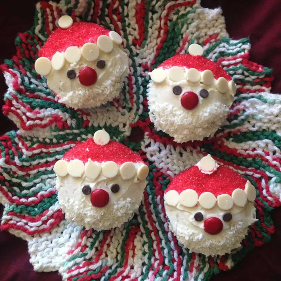 Christmas Santa Cupcakes