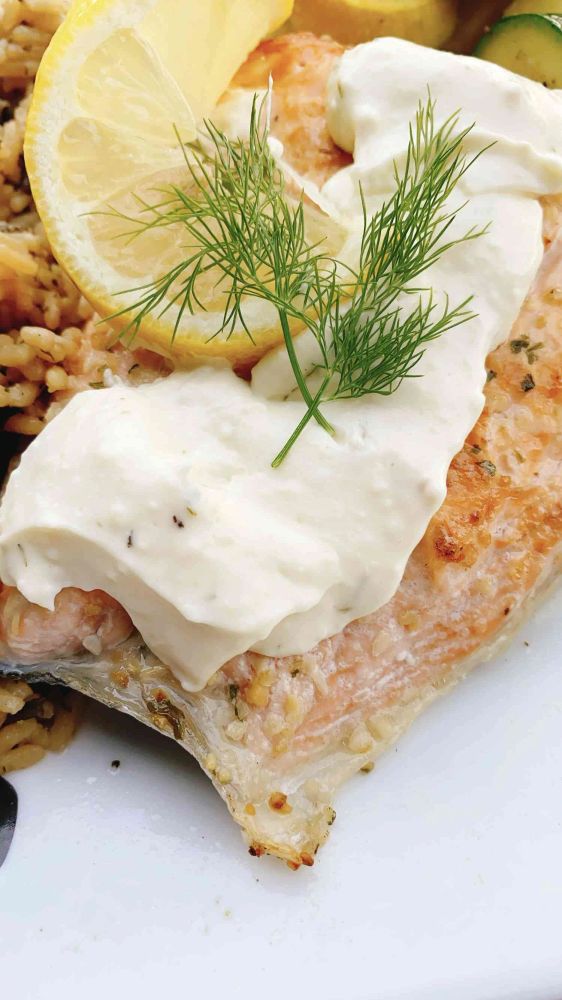 Lemon Dill Sauce for Salmon