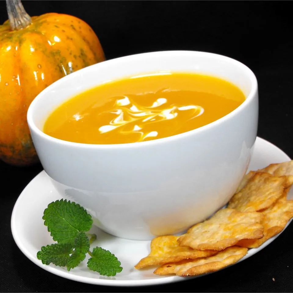 Butternut and Acorn Squash Soup