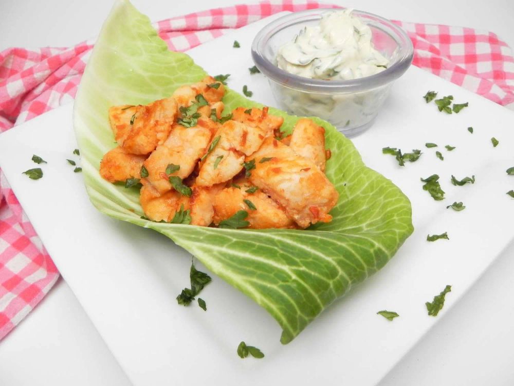 Fish Taco Cabbage Wraps