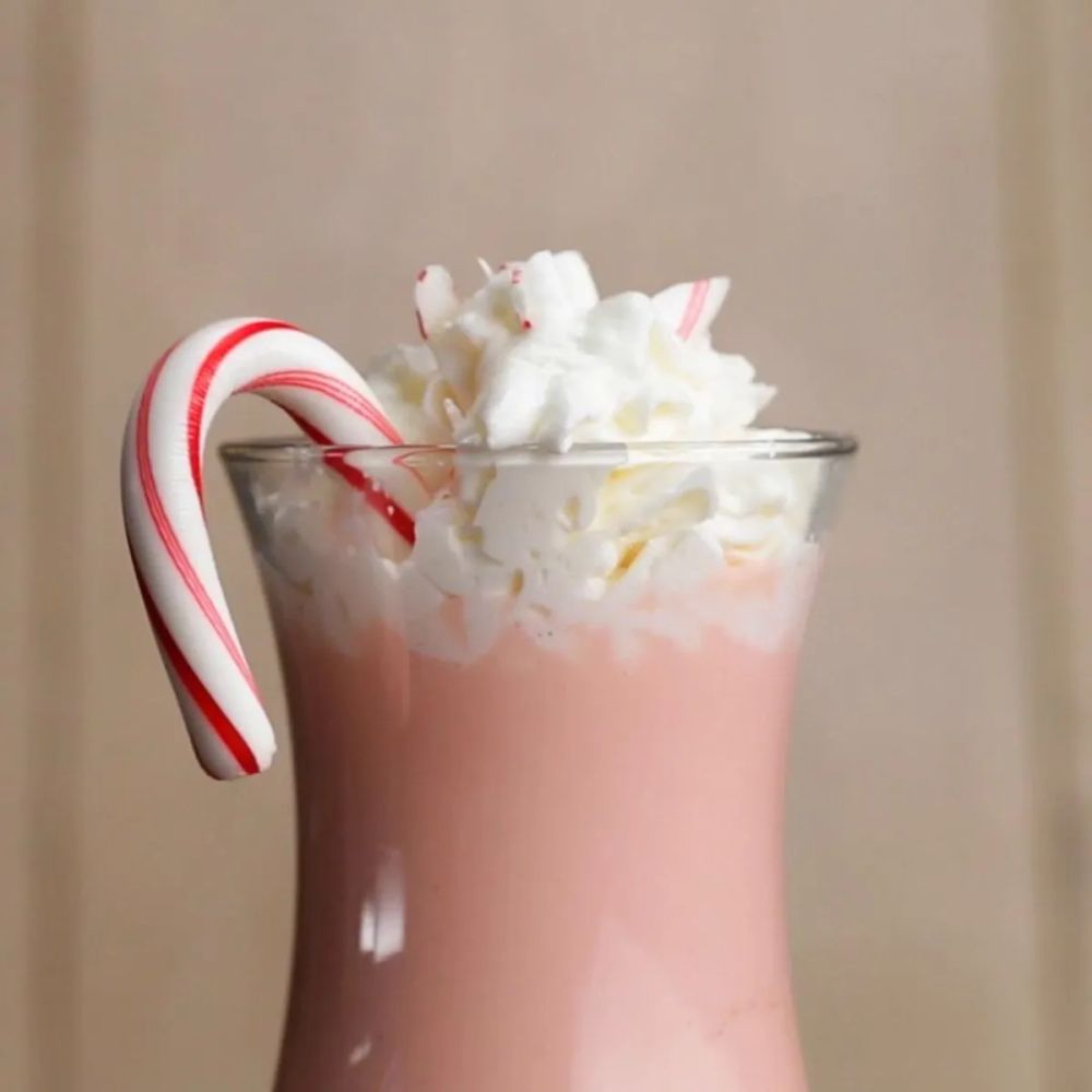 Peppermint Slow Cooker Eggnog