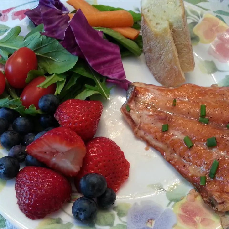 Maple-Soy Glazed Salmon