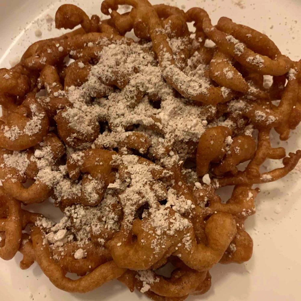 Apple Cinnamon Funnel Cakes