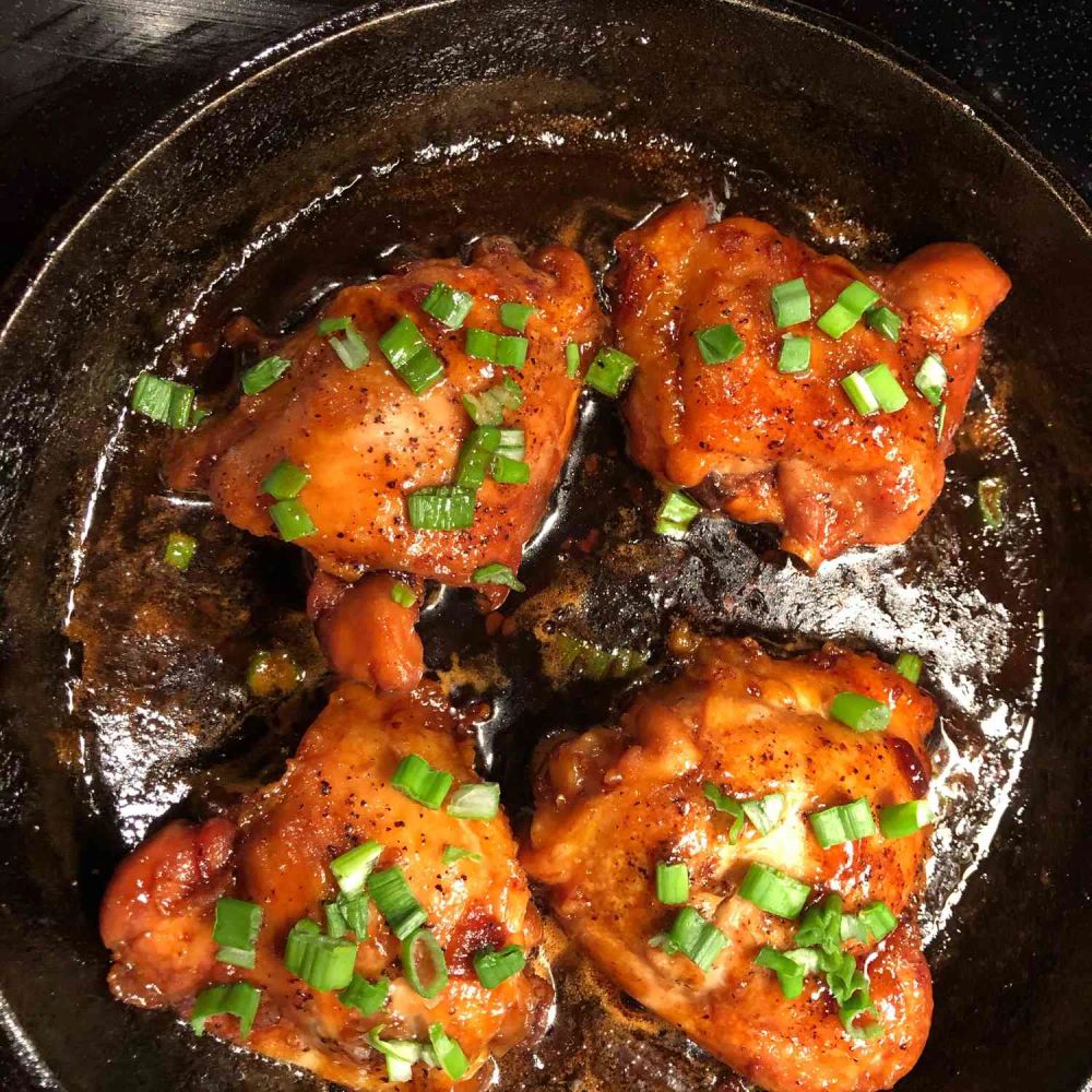 Honey Garlic Chicken Thighs