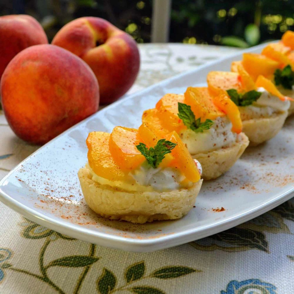 Refreshing Peach Cups