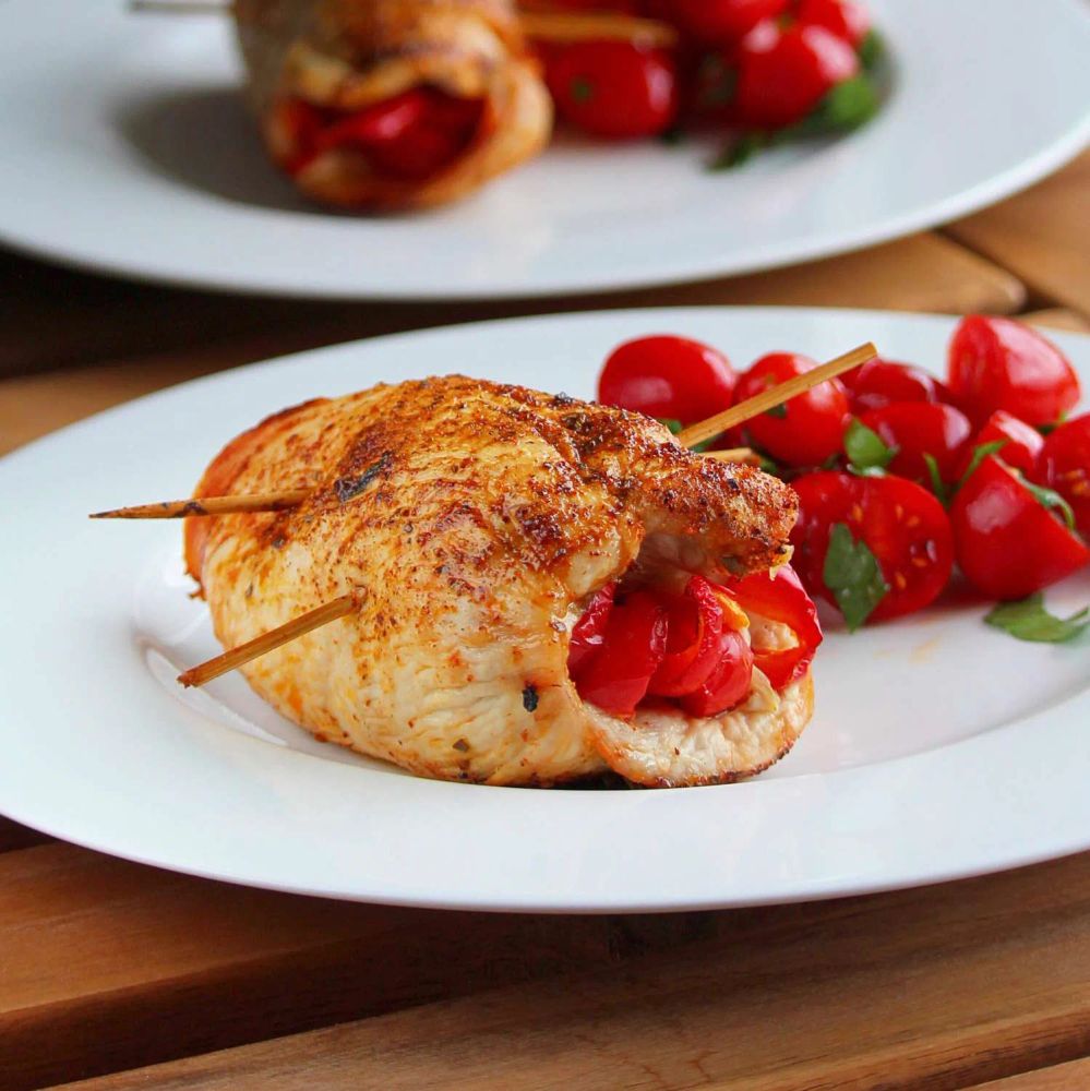 Mexican-Style Air Fryer Stuffed Chicken Breasts