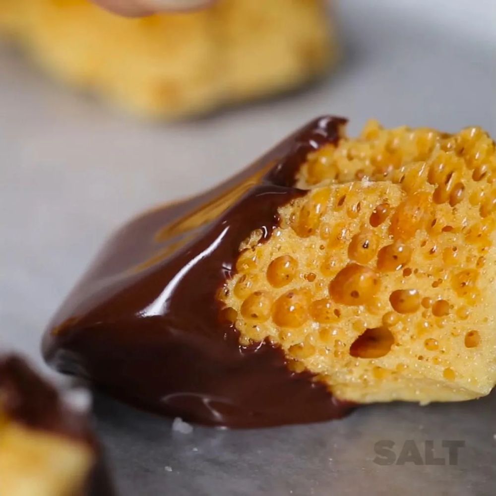 Vegan Honeycomb Toffee