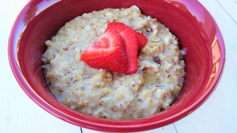 Slow Cooker Coconut Steel-Cut Oats