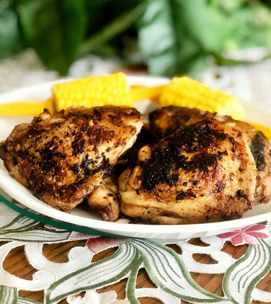 Blackened Ranch Pan-Fried Chicken Thighs