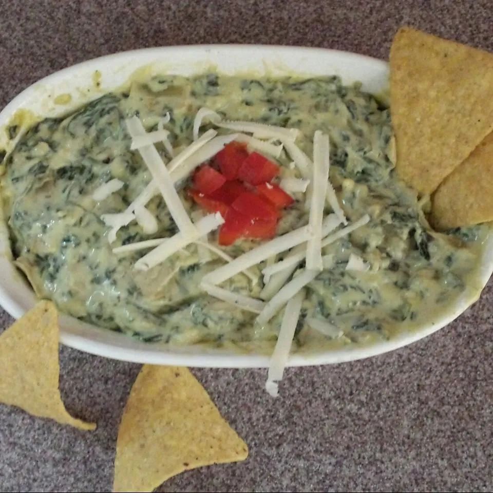 4-Cheese Spinach-Artichoke Dip