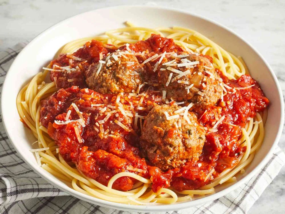 Italian Spaghetti Sauce with Meatballs