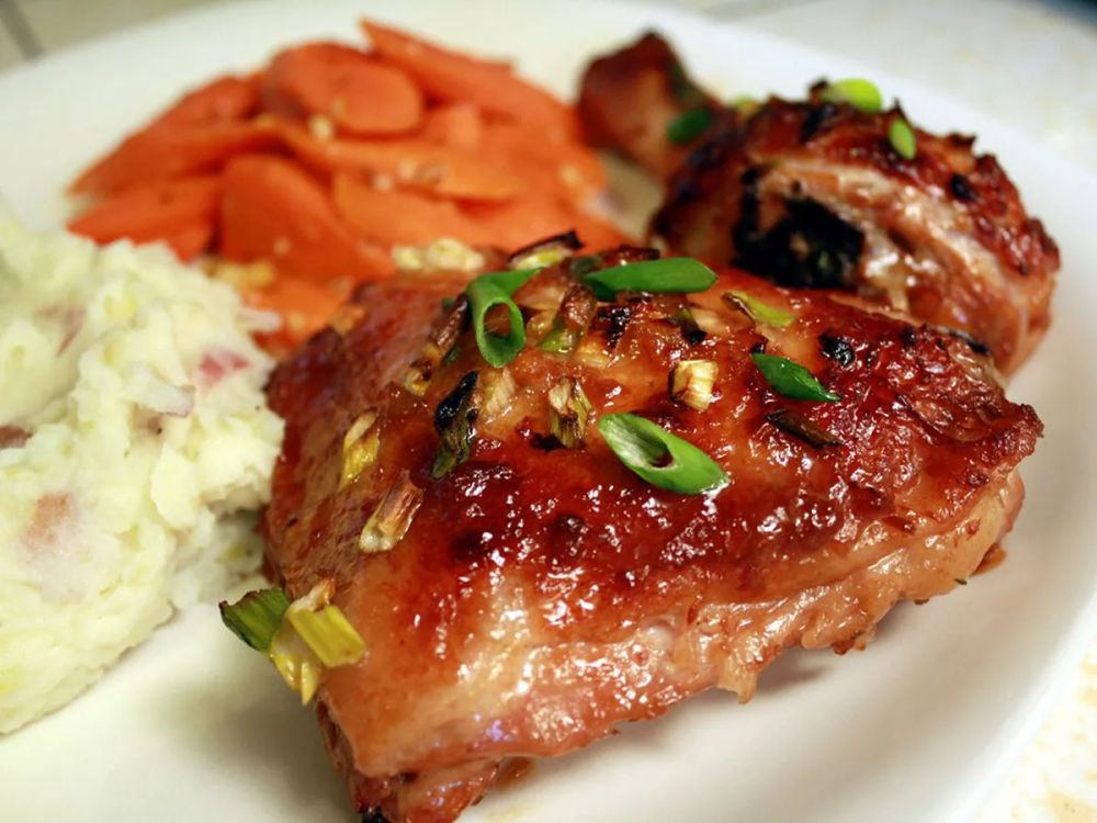 Baked Asian-Style Honey Chicken