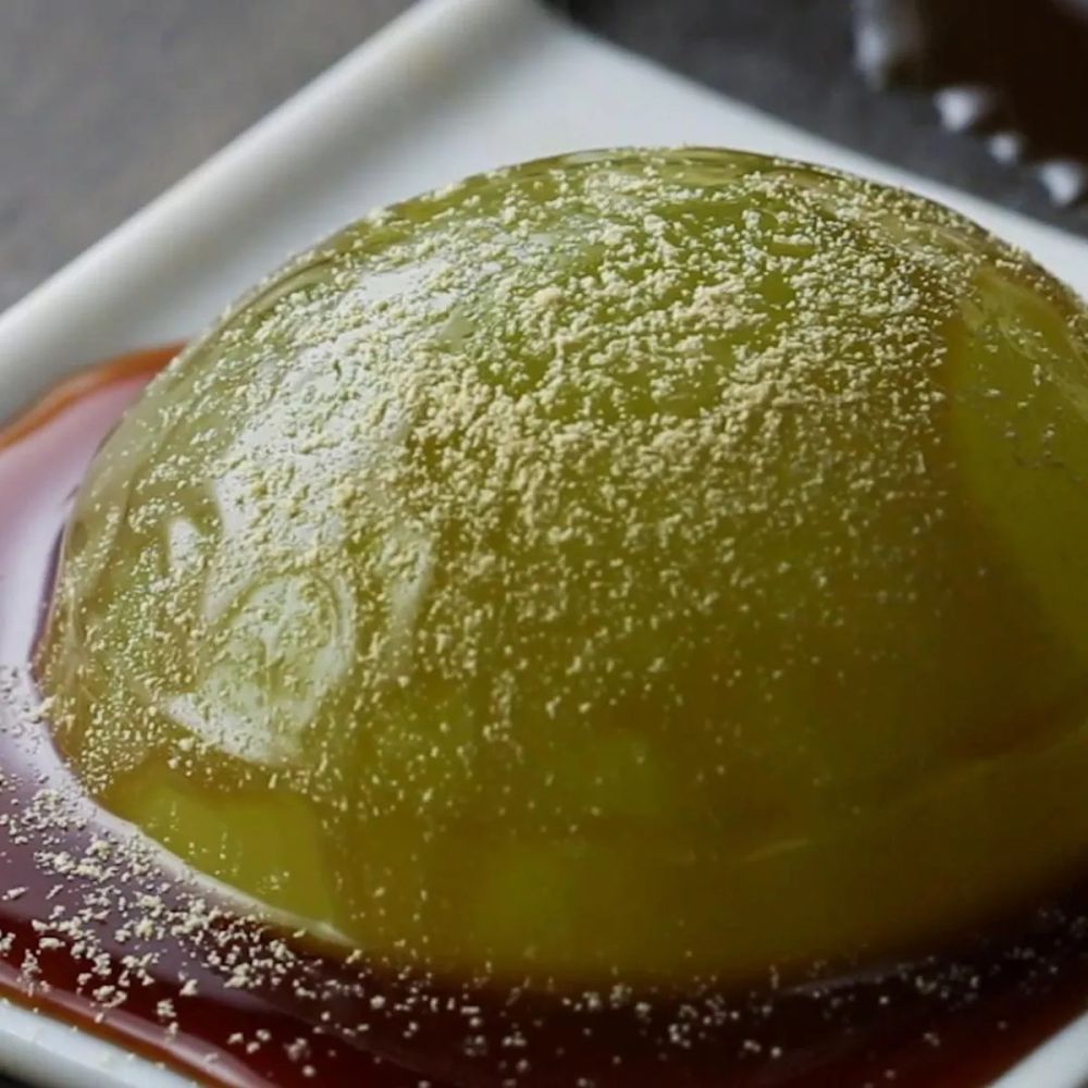 Matcha Raindrop Cake