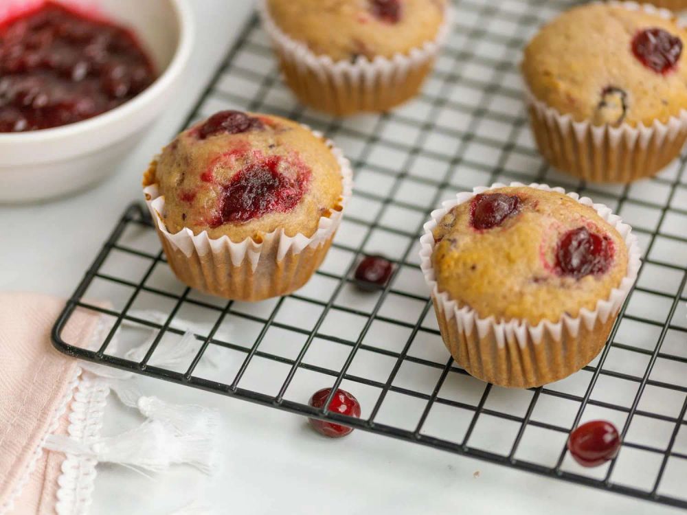 Cranberry Sauce Muffins