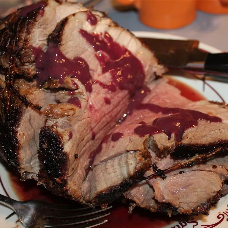 Leg of Lamb with Raspberry Sauce