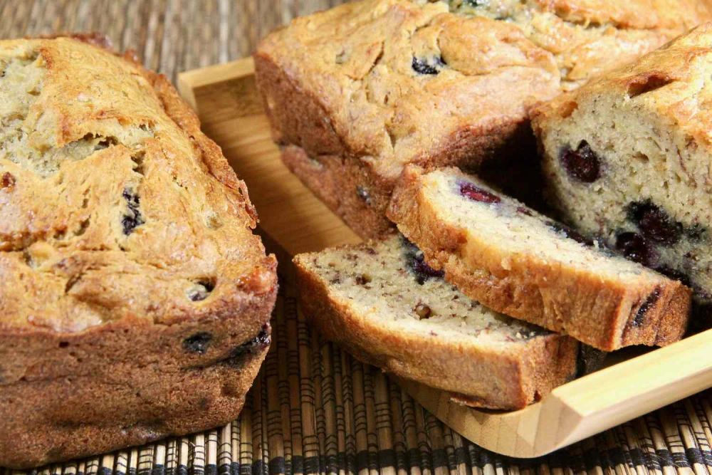 Banana-Blueberry Bread