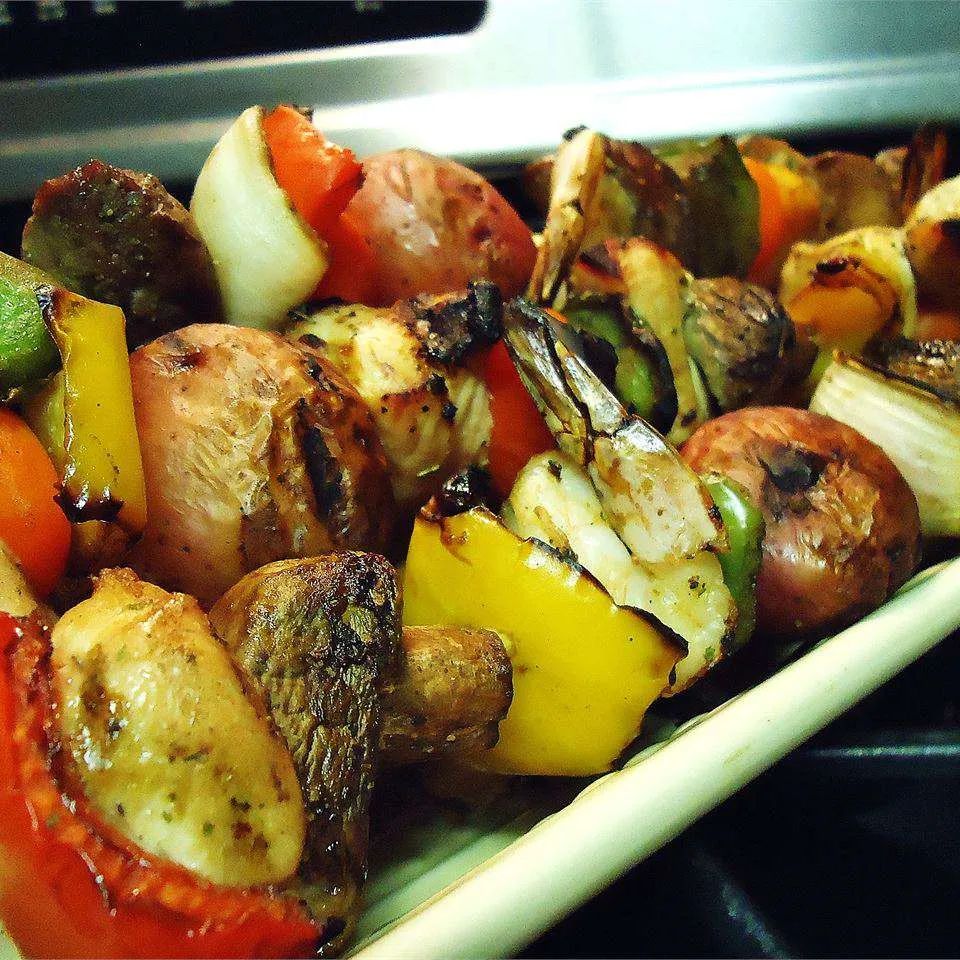 Tangy Almond Chicken Kabobs