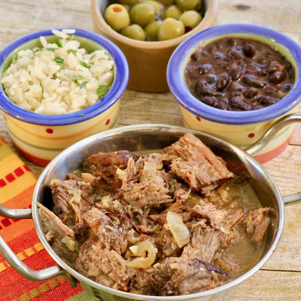 Shredded Slow Cooker Cuban Beef