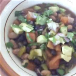 Citrus-Flavored Bean Chili with Papaya