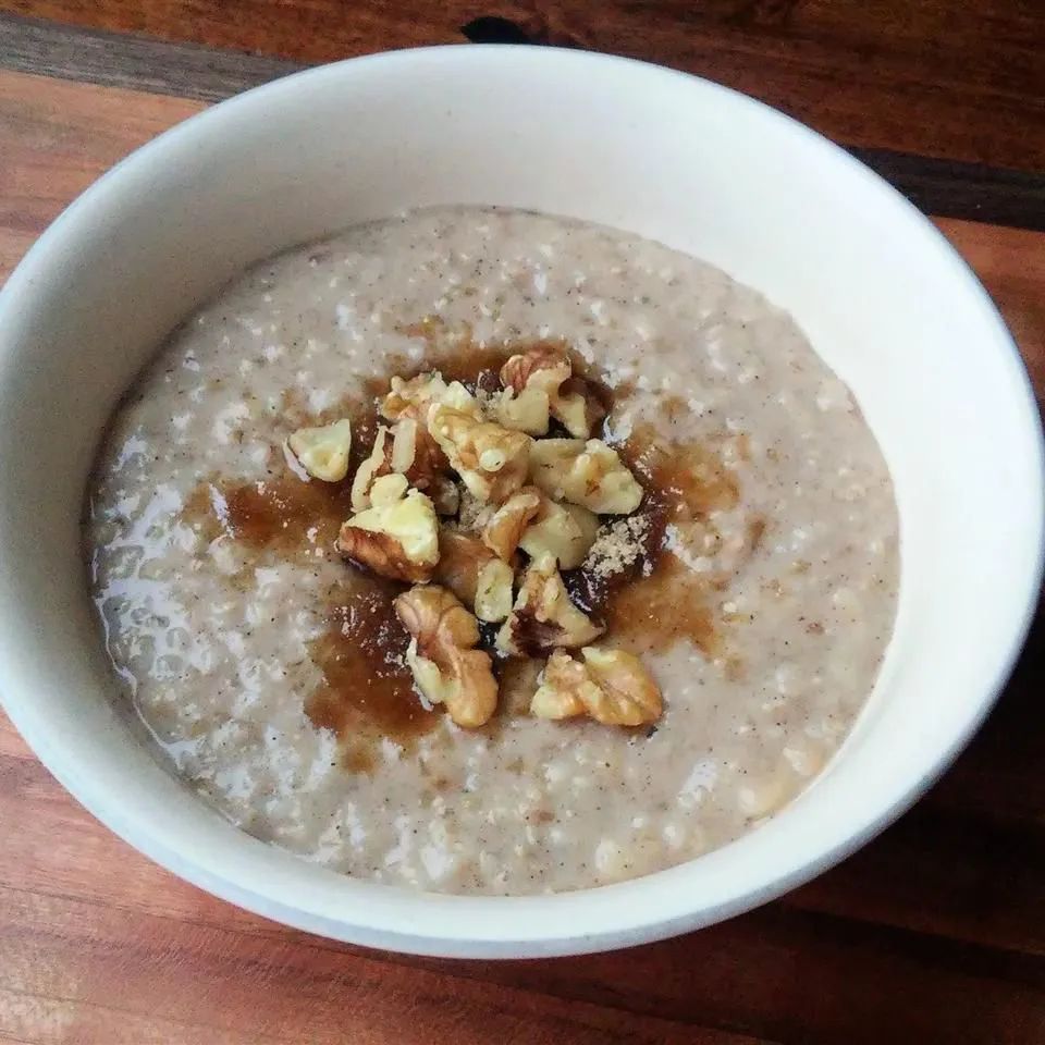 Banana Foster Steel-Cut Oats