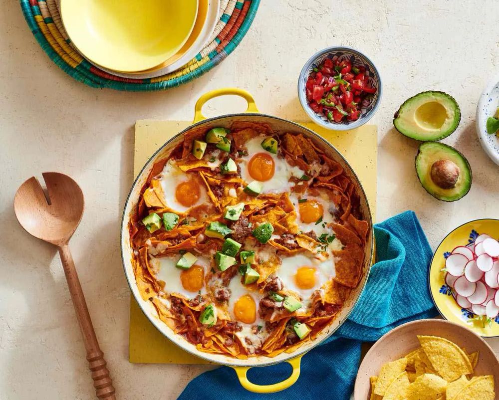 Chilaquiles Breakfast Casserole