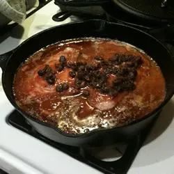 Cast Iron Skillet Sweet and Sour Pork Chops