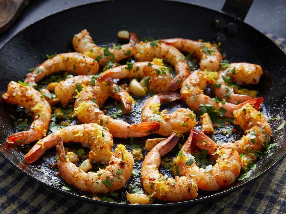 Lemon-Garlic Shrimp