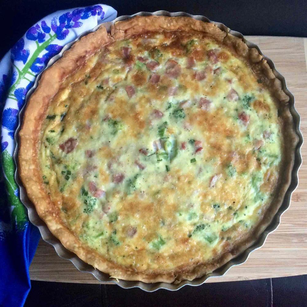 Ham and Broccoli Quiche