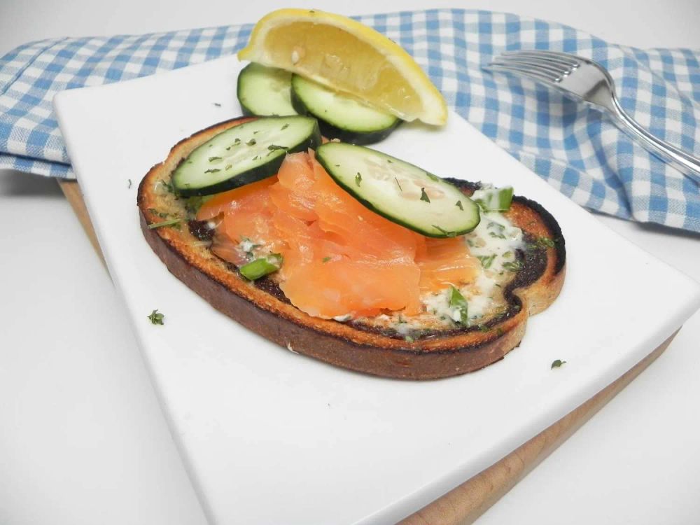 Elegant Open-Faced Smoked Salmon Sandwiches