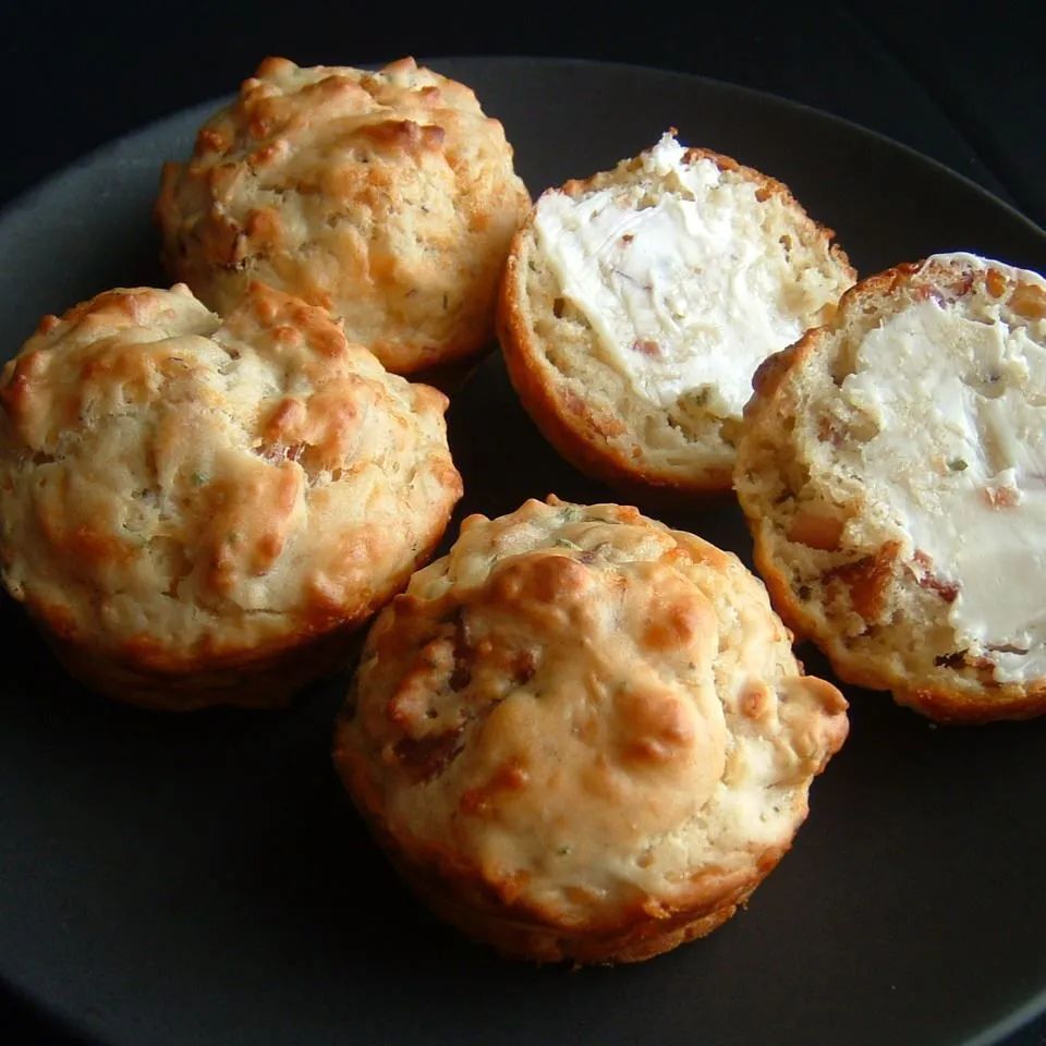 Bacon Cheddar Chive Muffins