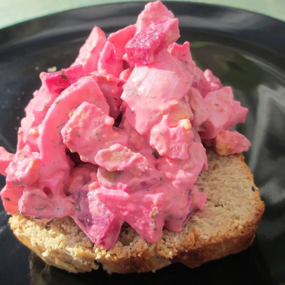 Easter Egg Salad With Beets