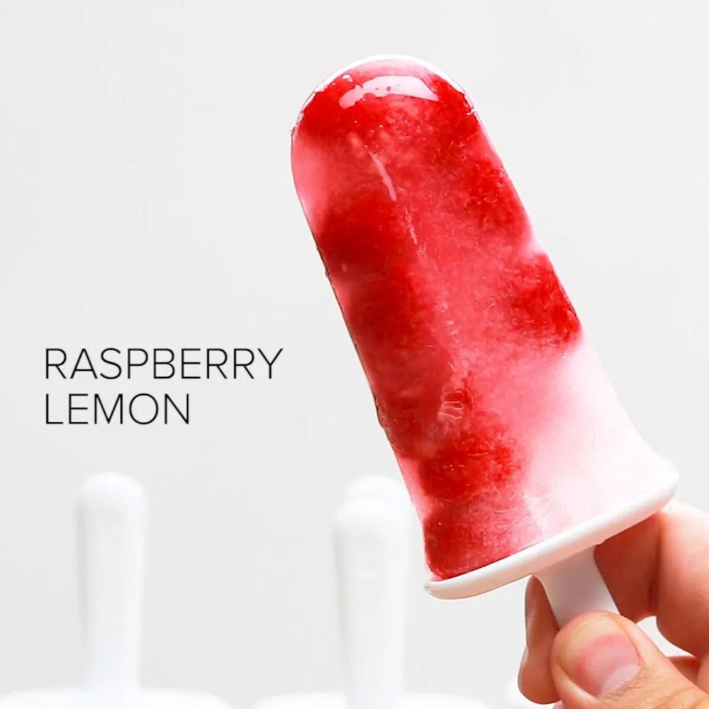 Raspberry Lemon Popsicles