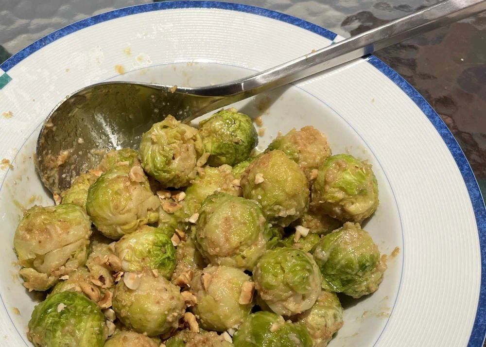 Brussels Sprouts in Hazelnut Butter